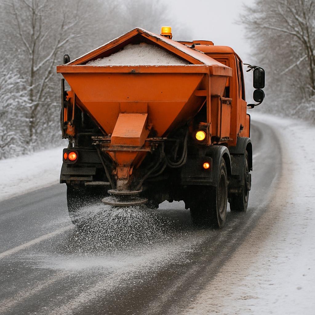 Gritting Chesterfield Road